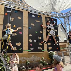 Mobiler Kinder Hochseilgarten