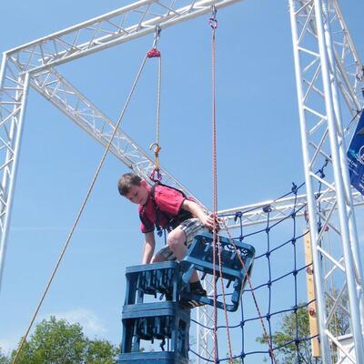 Mobiler-Kinder-Hochseilgarten in Sinsheim