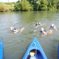 Teenager Kanuausflug in Sinsheim