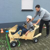 Seifenkistenbau in Sinsheim