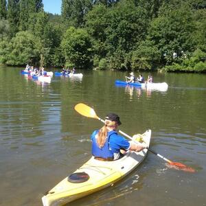 Kanuausflug Margarethenschlucht