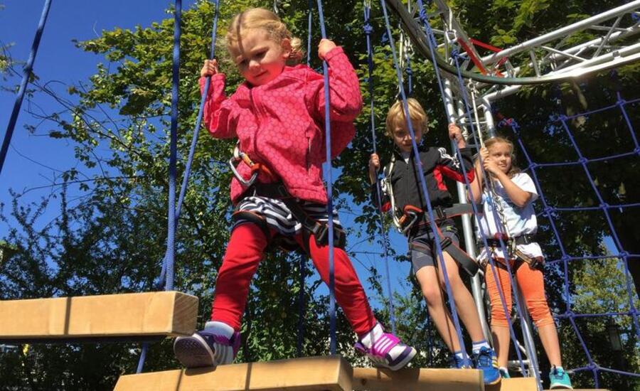 Mobiler-Kinder-Hochseilgarten in Sinsheim